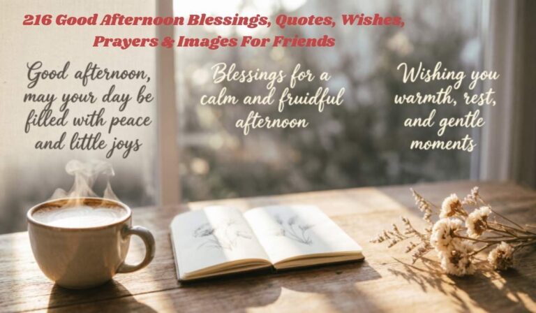 Good Afternoon Blessings