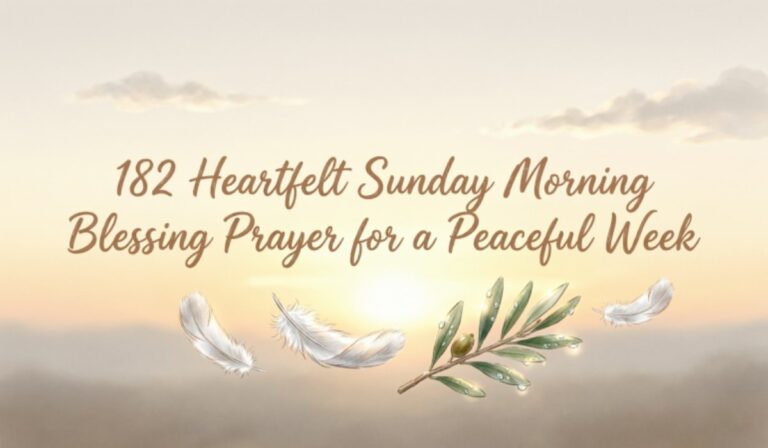 Sunday Morning Blessing