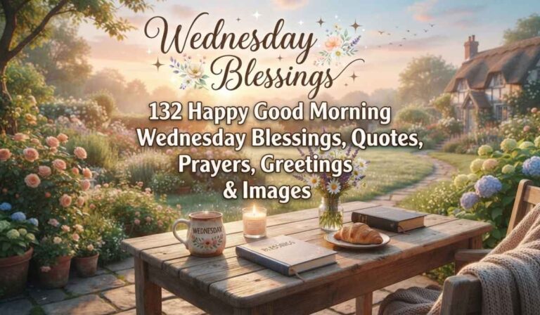 Good Morning Wednesday Blessings