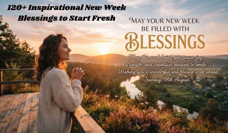 New Week Blessings