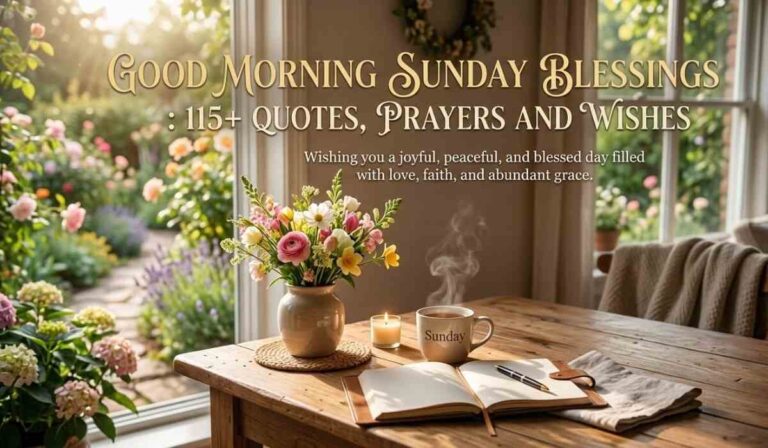 Good Morning Sunday Blessing